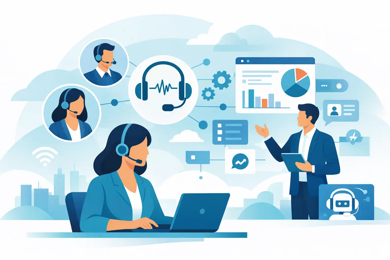 מערכת ניהול מוקד טלפוני לעסק חכם יותר