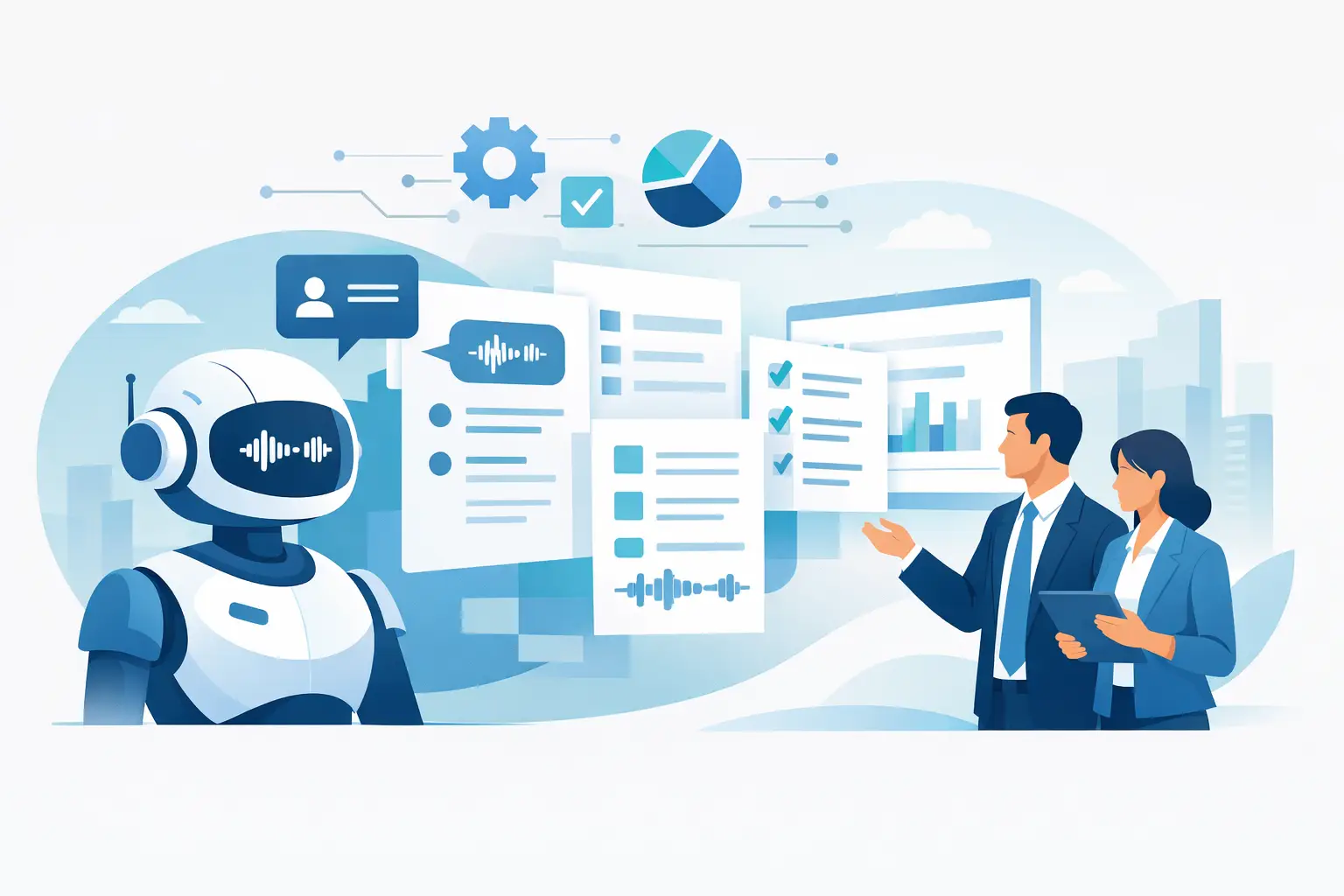 סיכום שיחות אוטומטי AI לעסקים - מה באמת חשוב